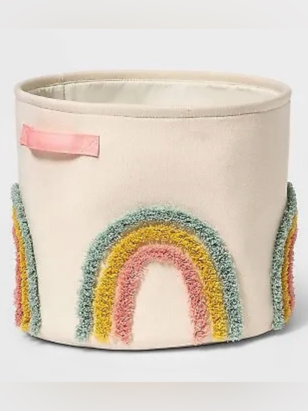 Cloud Island Tufted Rainbow Storage bin - Large